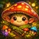Colorful fantasy creature avatar with abstract design and expressive features